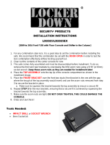 LOCK ER DOWN LD2025EX Floor Console and Shifter User manual