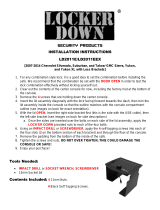 LOCK ER DOWN LD2011EEX Console Safe User manual