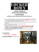 LOCKER DOWN LD2028 User manual