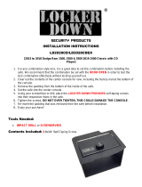 LOCKER DOWN LD2028CD User manual