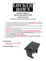 LOCKER DOWN LD2017 User manual