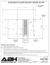 ABH MANUFACTURING EHD1803 User manual