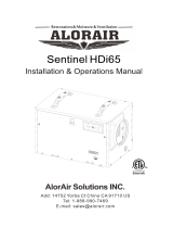 AlorAir Sentinel HDi65 User manual