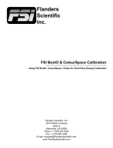 FSI BoxIO and ColourSpace Calibration User manual