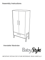 BABYSTYLE Arendelle Double Wardrobe User manual