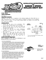 BAKER Drivetrain Shift Drum Kit – 5-Speed Big Twin User manual