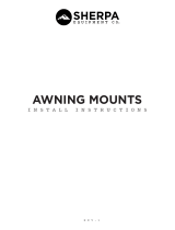 Sherpa Awning Mounts Roof Rack User manual