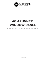 Sherpa 4G 4Runner Window Panel User manual