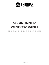 Sherpa 5G 4Runner Window Panel User manual