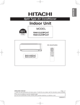 Hitachi RAK-DJ25PCAT User manual