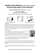 PIR A-BEDEXIT--01-LED Bed Exit PIR Single & Dual Models User manual