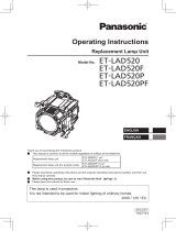 Panasonic ET-LAD520 User manual