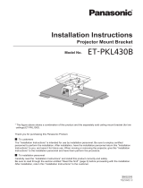 Panasonic ET-PKL430B User manual