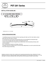Cal-Royal CAL-ROYAL PST-201 Panic Saddle Threshold User manual