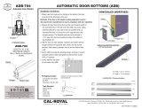 Cal-Royal ADB-704 Automatic Door Bottom User manual