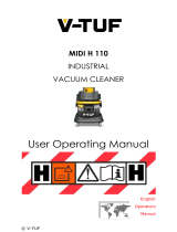V-TUF MIDI H 110 Industrial Vacuum Cleaner User manual
