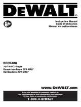 DeWalt DCED400 User manual