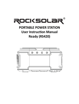 ROCKSOLAR RS420+RSSP60 User manual