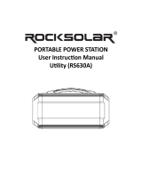ROCKSOLAR RS630A User manual