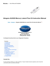 Attogene AU2029 Mercury Lateral Flow Kit User manual