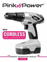 Pink Power Pink-Power PP182 Cordless Drill and Driver Kit User manual