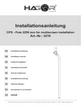 SECOMP AG CPS – Pole 2250 mm for Multiscreen User manual