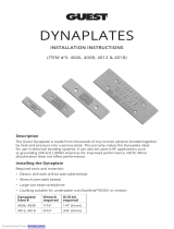 Guest 4006, 4008, 4012 and 4018 DYNAPLATES User manual