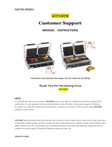 AiYCHEN ELECTRIC GRIDDLE User manual