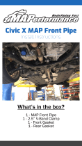 MAPerformance Civic X MAP Front Pipe User manual