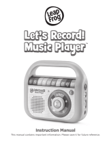 LeapFrog 615500 Let‘s Record Music Player User manual