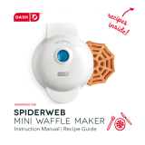 Dash Spider Web Mini Waffle Maker User manual