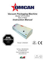 Omcan VP-IT-0324 User manual
