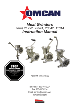Omcan 21792 User manual