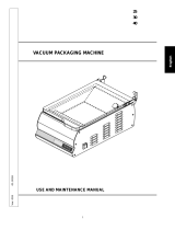 Sirman In-Chamber Easyvac 30 Vacuum Packer User manual