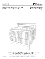 DaVinci 4398 Autumn Mini Crib User manual