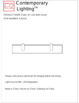 ET2 Contemporary Lighting E25133 User manual