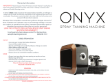 NAKED SUN ONYX Spray Tanning Machine User manual