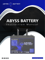 ABYSS BATTERY 12V120AH User manual