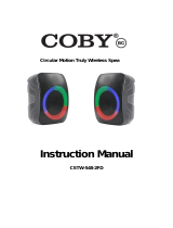 Coby CSTW-548-2FD User manual