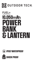 Outdoor Tech FUEL+ 10050mAh Power Bank and Lantern User manual