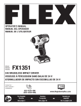 Flex FX1351 24V BRUSHLESS IMPACT DRIVER User manual