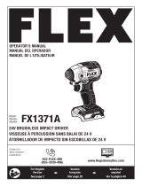 Flex FX1371A 24V BRUSHLESS IMPACT DRIVER User manual