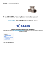 Ti-SALES FAST-MJ Tapping Sleeve User manual