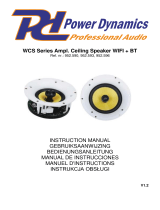 Power Dynamics Professional Audio WCS Series User manual