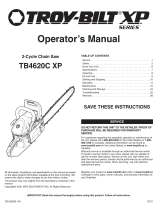 Troy-Bilt TB4620C XP 20″ Gas Chainsaw User manual