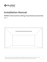 COLORS Linear Lighting NNR25 User manual