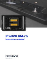 Prodvx GM-75 User manual