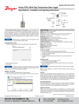 Dwyer HTDL-20/30 Series High Temperature Data Logger User manual