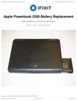 iFixit Apple Powerbook 5300 User manual
