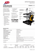 ATD -5225 Trolley Mounted Grease Pump Kit User manual